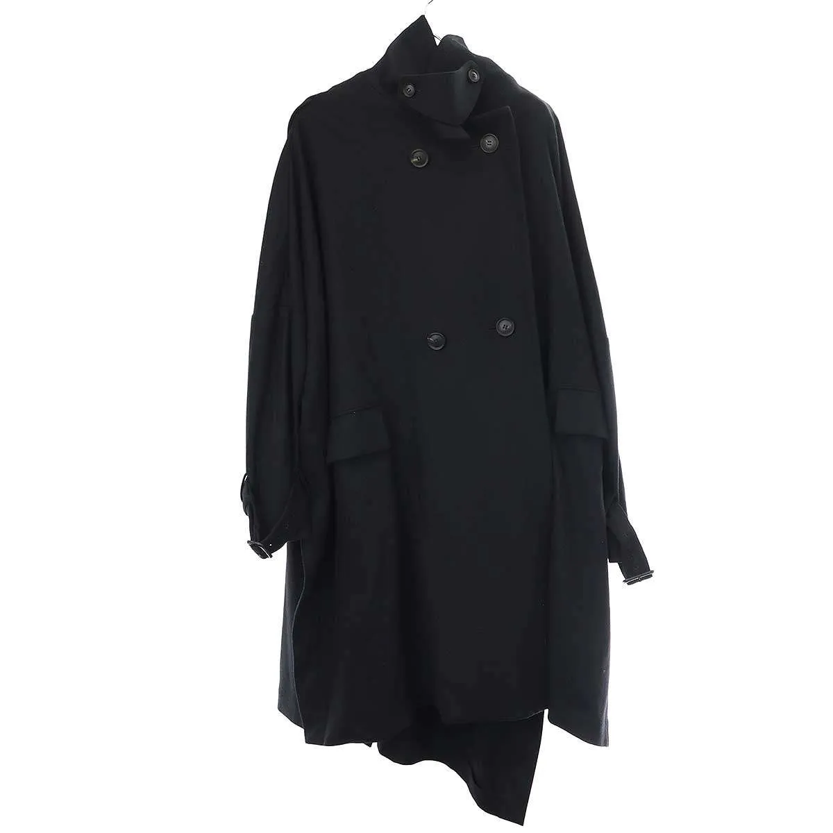 Yohji Yamamoto レギュレーション ヨウジヤマモト 17AW ウールオーバーコート FK-C58-104