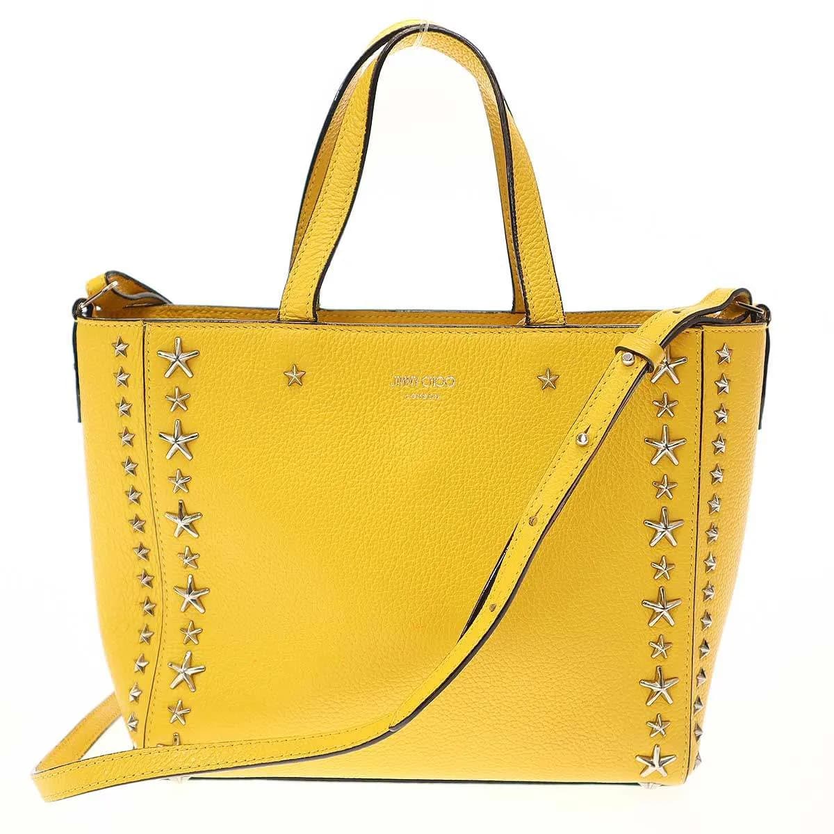 JIMMY CHOO ジミー チュウ PEGASI ペガシ スタースタッズ2WAYショルダーバッグ