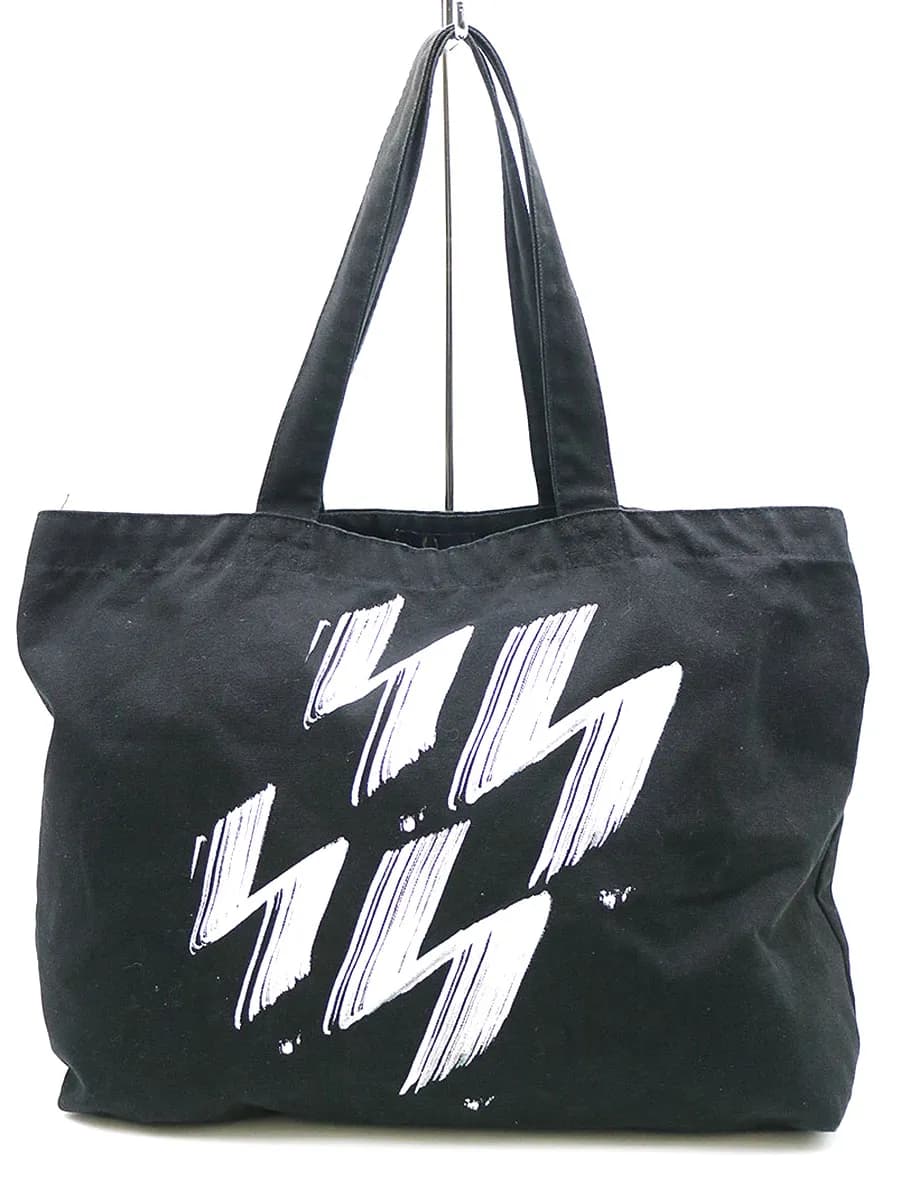 Yohji Yamamoto グラウンドワイ × フレッドペリー キャンバスプリントトートバッグ