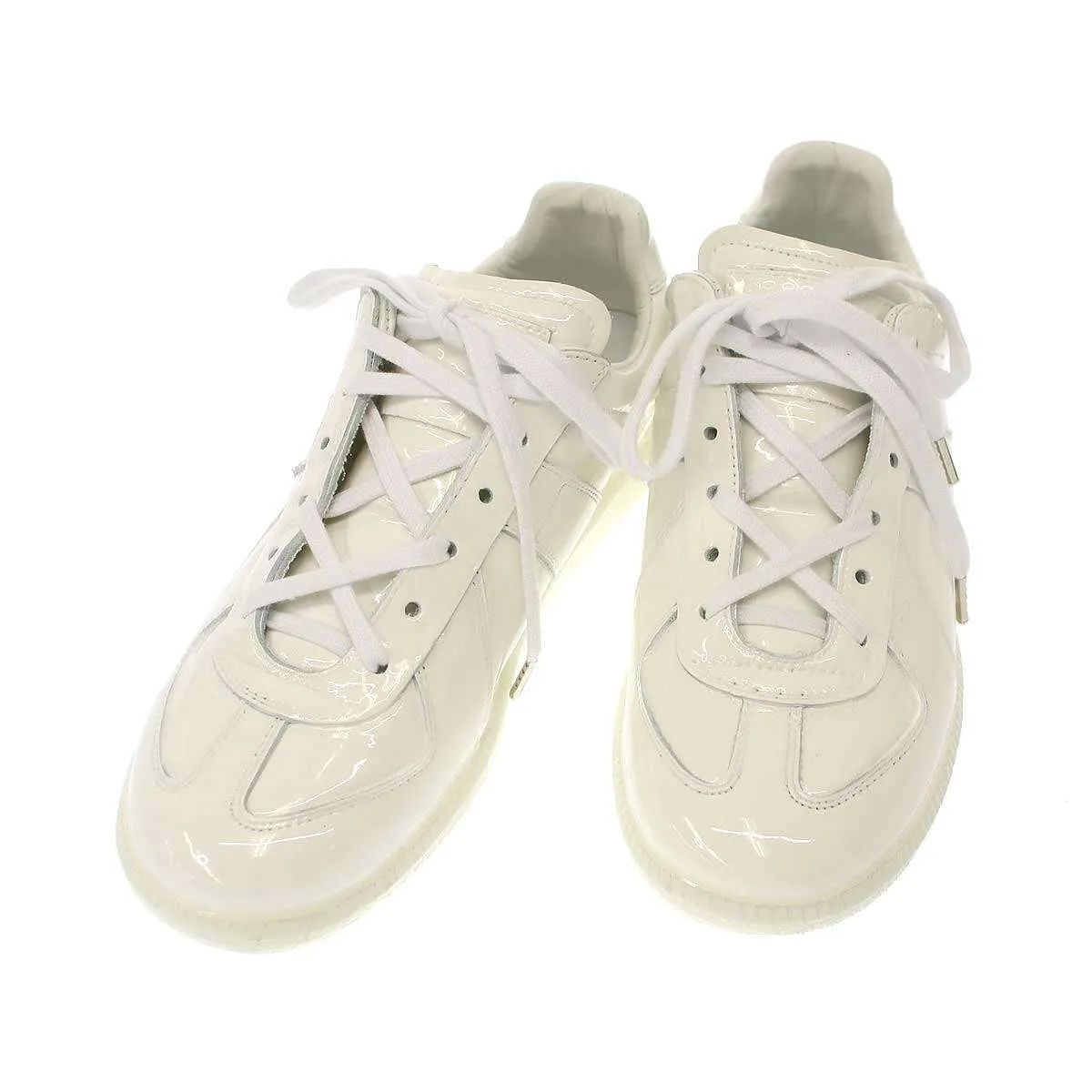 Maison Margiela メゾン マルジェラ REPLICA パテントジャーマントレーナースニーカー