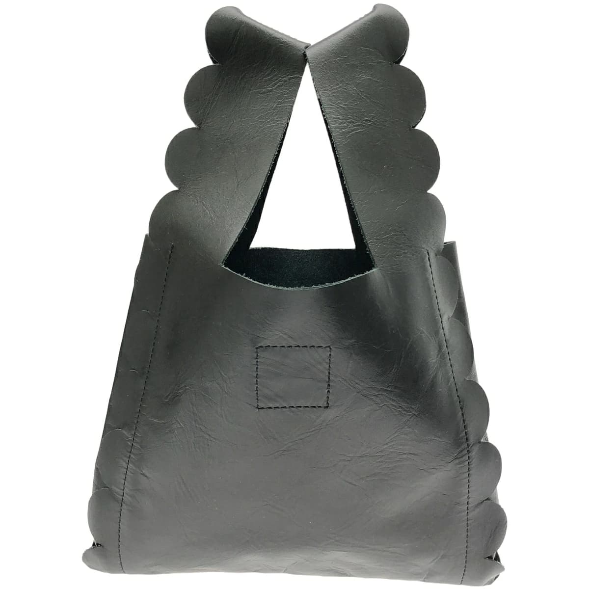 ラドロー 阪急うめだ別注 Scalloped leather shopping bag スカラップ バッグ