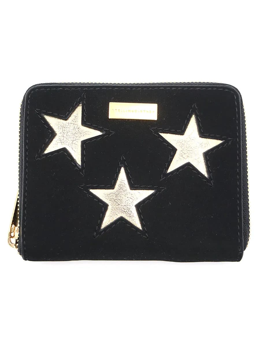 Stella McCartney ステラマッカートニー スターパッチワークジップウォレット