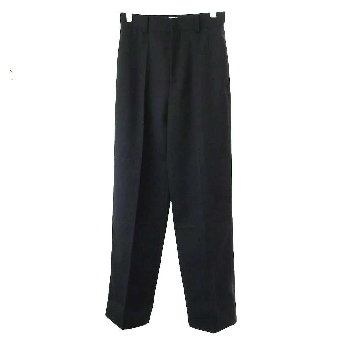 JIL SANDER ジルサンダー 23AW ウールギャバジンワイドレッグトラウザーパンツ