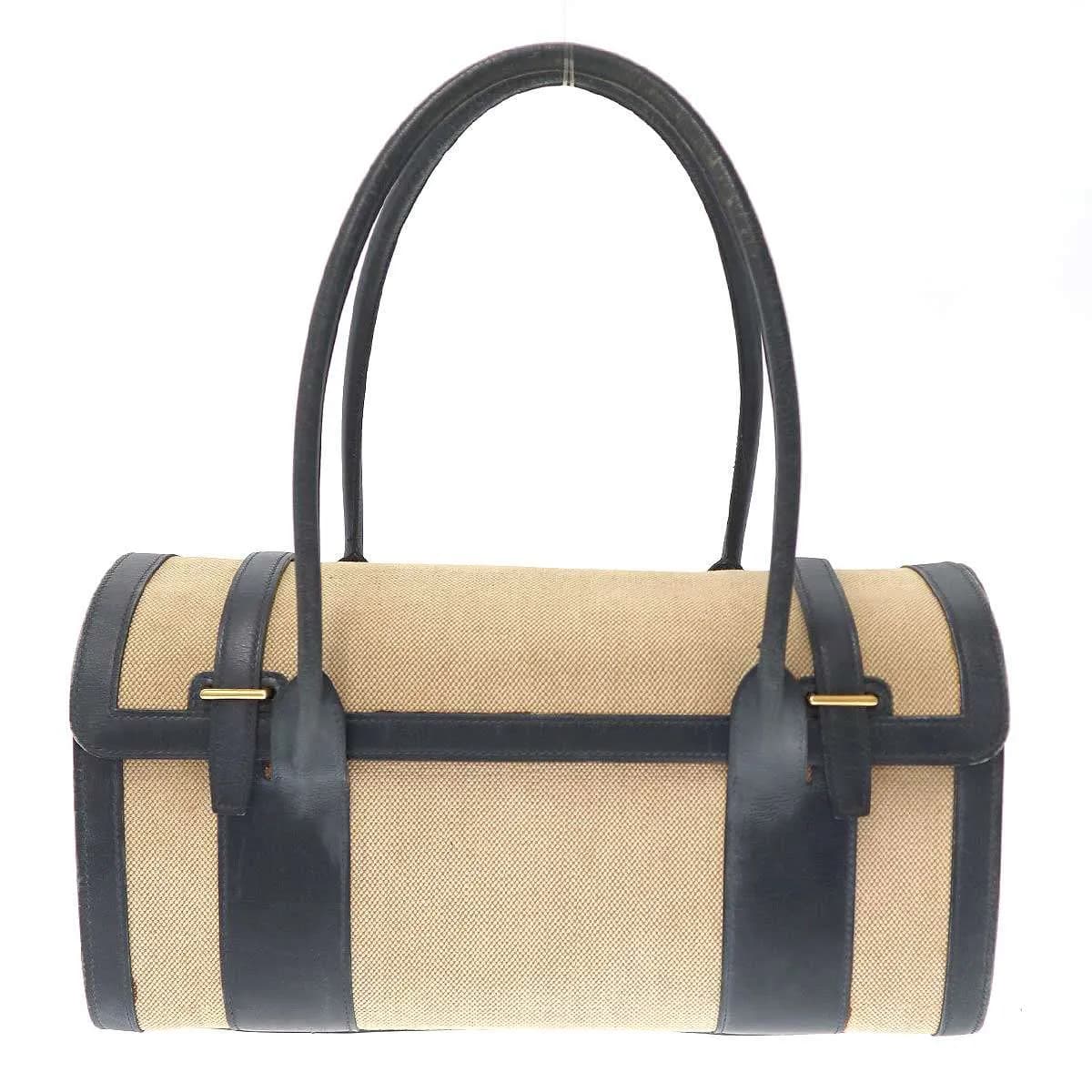 HERMES エルメス 1972年 ダービー キャンバス ハンドバッグ