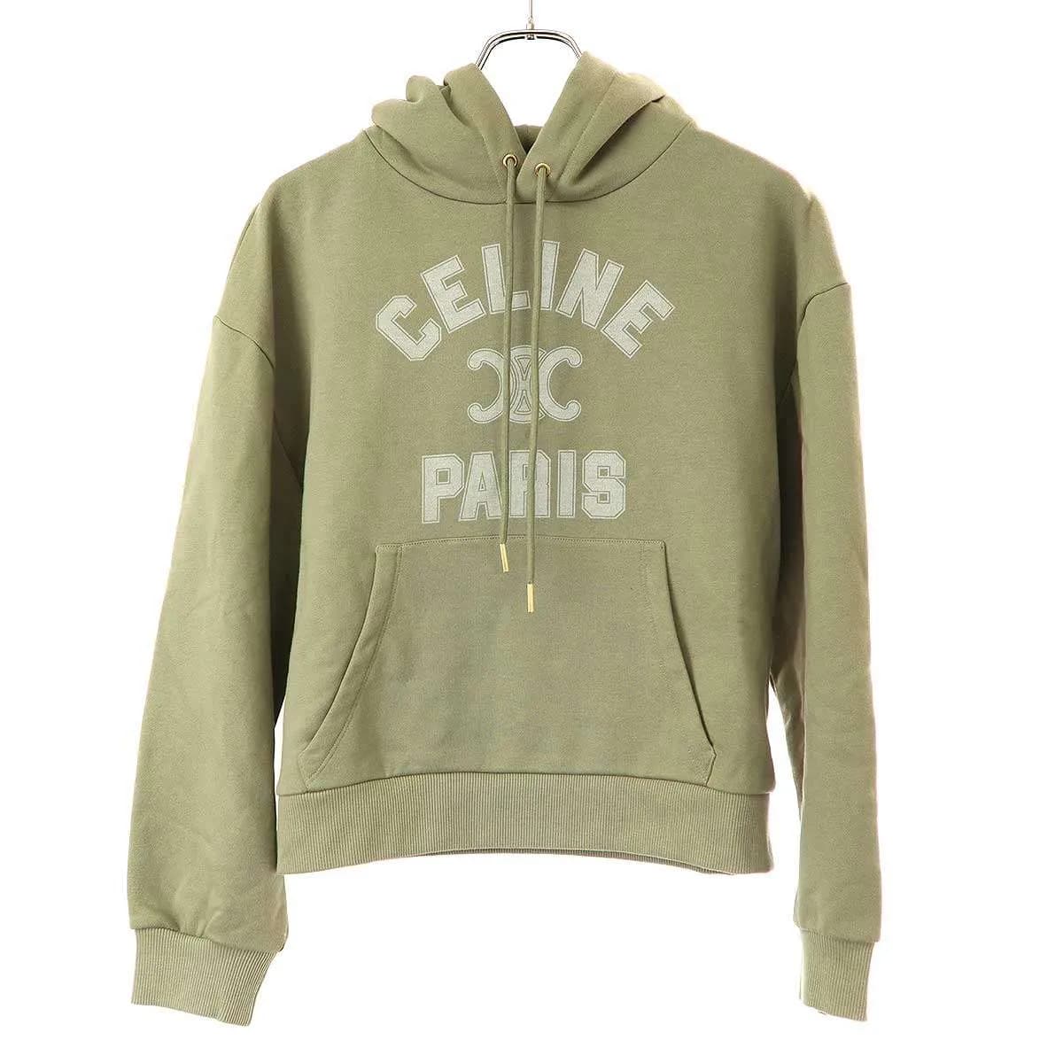 CELINE セリーヌ トリオンフロゴプリント パーカー