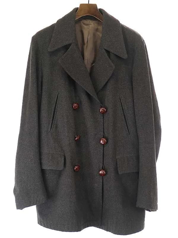 Maison Margiela メゾン マルタン マルジェラ10 2001AW くるみ釦ウールダブルコート