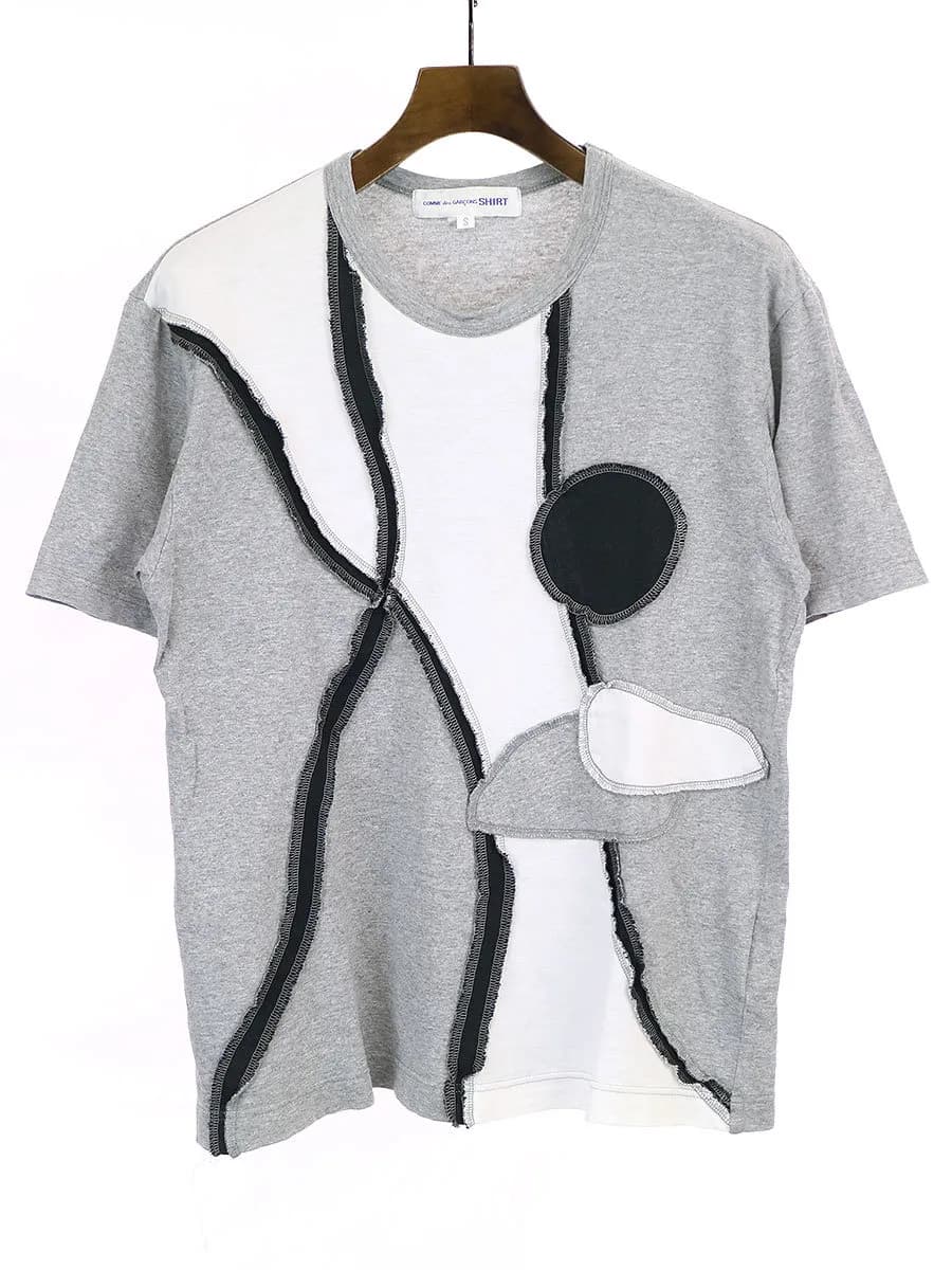 COMME des GARCONS コムデギャルソンシャツ 05SS パッチワークTシャツ