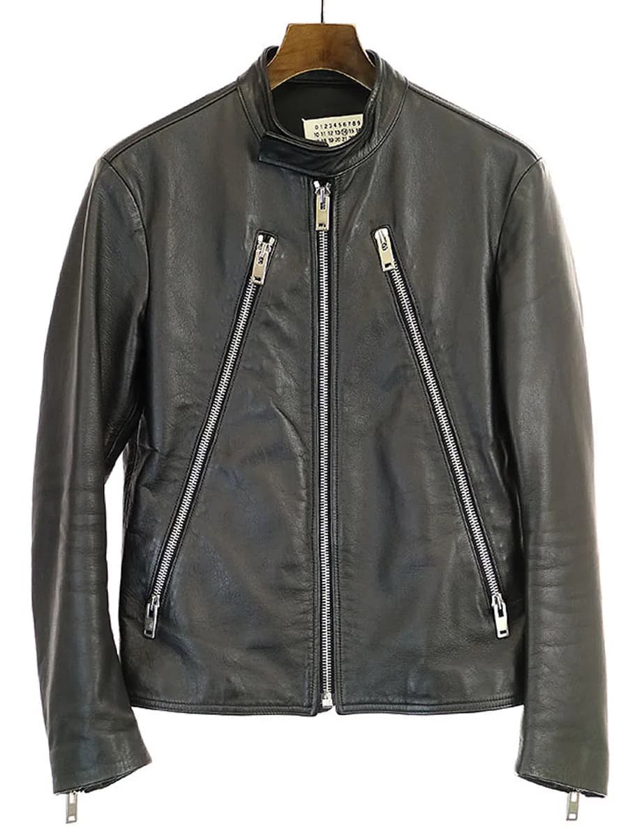 Maison Margiela メゾン マルタン マルジェラ14 15SS 八の字カウレザージャケット