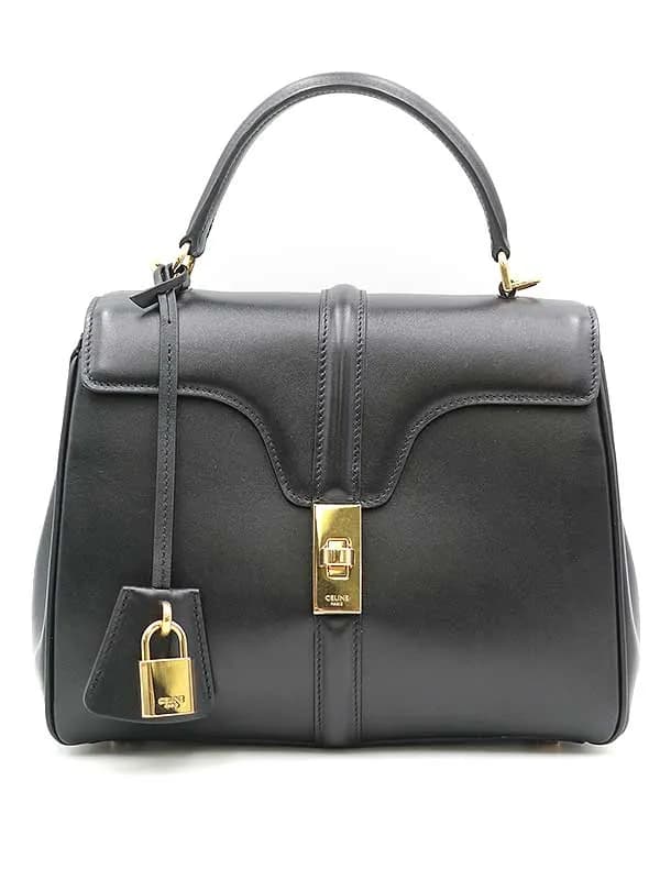 CELINE セリーヌ 16セーズ スモール 2WAYレザーショルダーバッグ