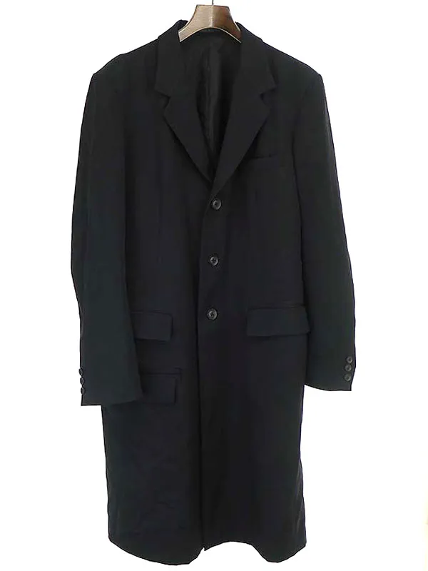 Yohji Yamamoto レギュレーション ヨウジヤマモト 21AW REGULATION W/GABARDINE DOCTOR JACKET ウールギャバジンドクタージャケット
