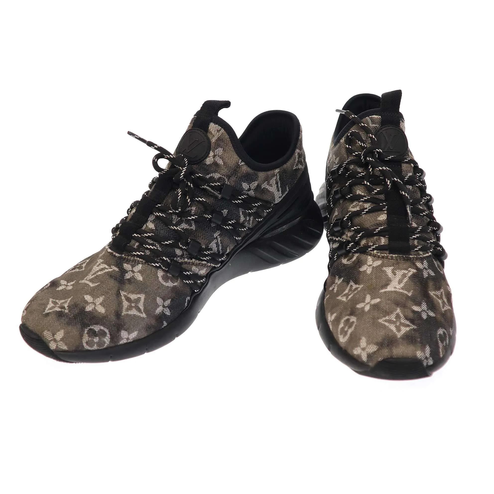 LOUIS VUITTON ルイヴィトン ファストレーン・ライン モノグラムデニムスニーカー 1A5B8Y