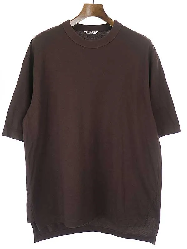 AURALEE オーラリー 21SS SUPER FINE COTTON SALT SHRINK PIQUE BIG TEE Tシャツ