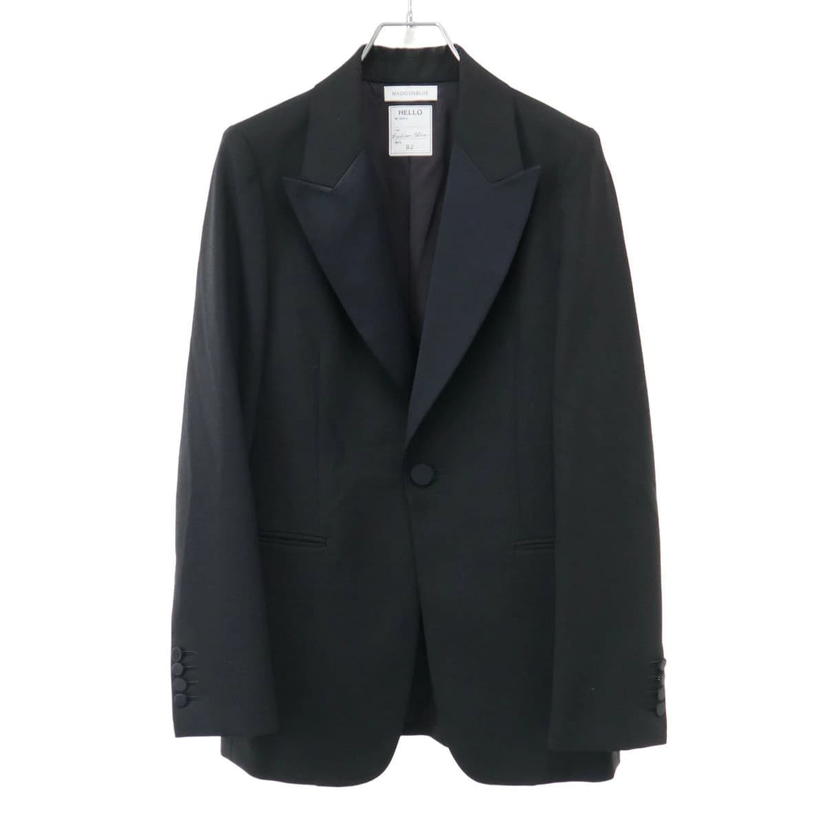 MADISON BLUE マディソンブルー 24AW TUXEDO JK サテンラペル タキシードジャケット MB244-1006