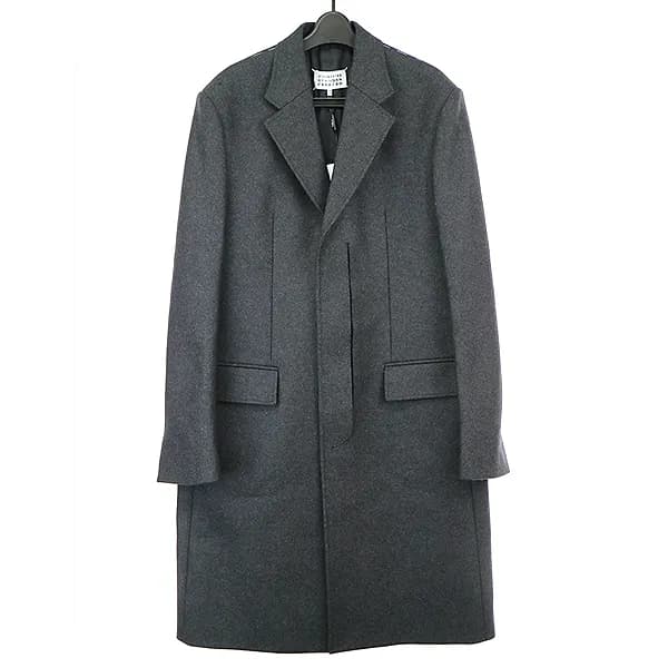 Maison Margiela Maison Martin Margiela14 19AW Coat with cut フェルトウールカッティングチェスターコート