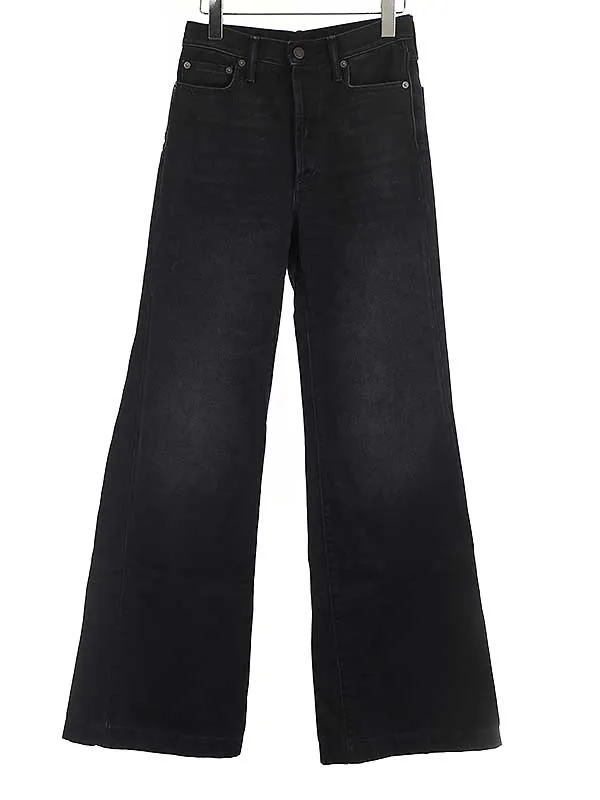 Acne Studios アクネストゥディオズ 21AW Vintage Black Bootcut fit jeans ルーズブーツカットデニムパンツ