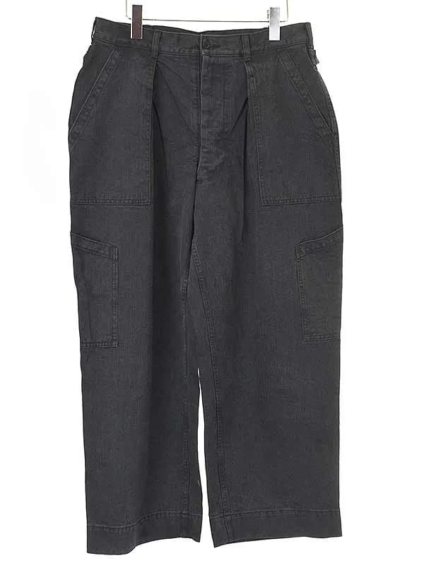 A.PRESSE ア プレッセ 22AW USAF Hemmed Bottoms ヘリンボーンベイカーパンツ