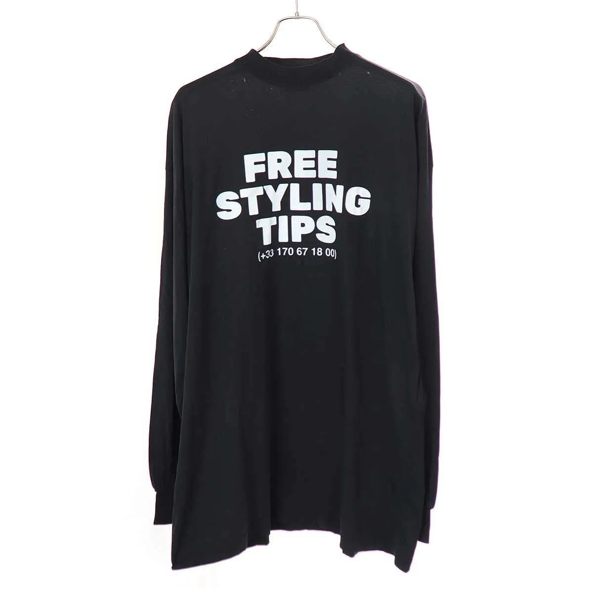 BALENCIAGA バレンシアガ 23SS ロングスリーブプリントTシャツ 739027 T0VG2