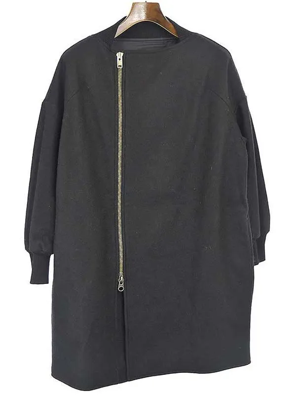 Yohji Yamamoto レギュレーション ヨウジヤマモト ウールロングブルゾン