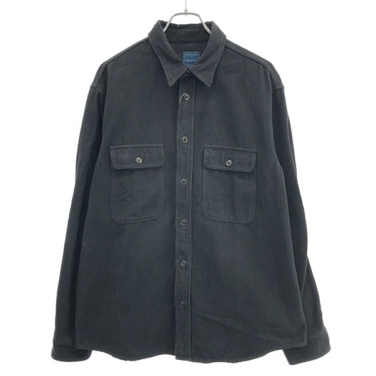 visvim ビズビム 19AW HANDYMAN SHIRT L/S bandana flannel black バンダナスリーブハンディマンシャツ 0219905011017 ブラック 3