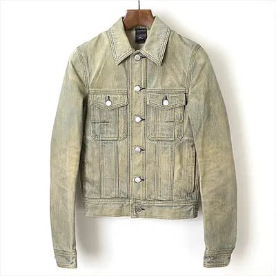 Dior HOMME 04SS Dior HOMME Ice Blue Denim Jacket