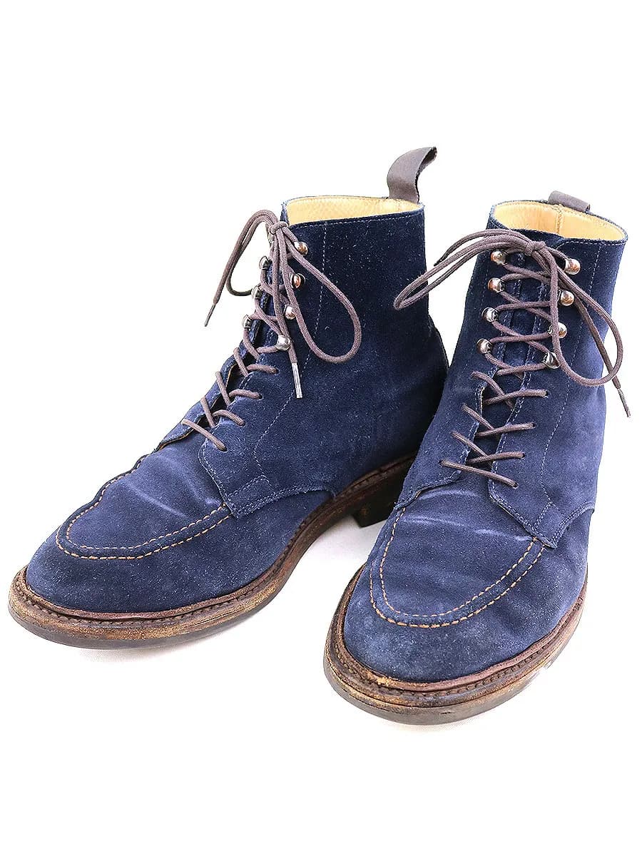 Crockett&Jones クロケット&ジョーンズ Barneys New York別注 スウェードレザーレースアップブーツ