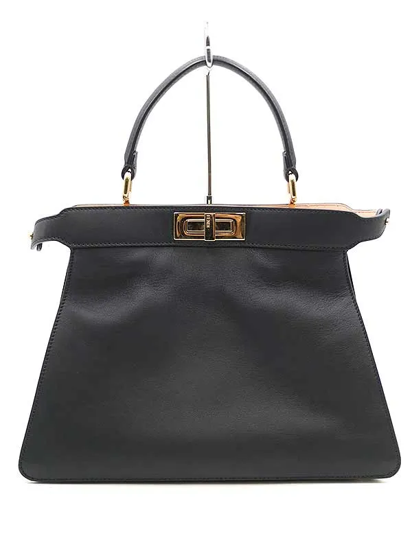 FENDI フェンディ 21SS PEEKABOO I SEE U Medium カーフスキン2WAYレザーショルダーバッグ