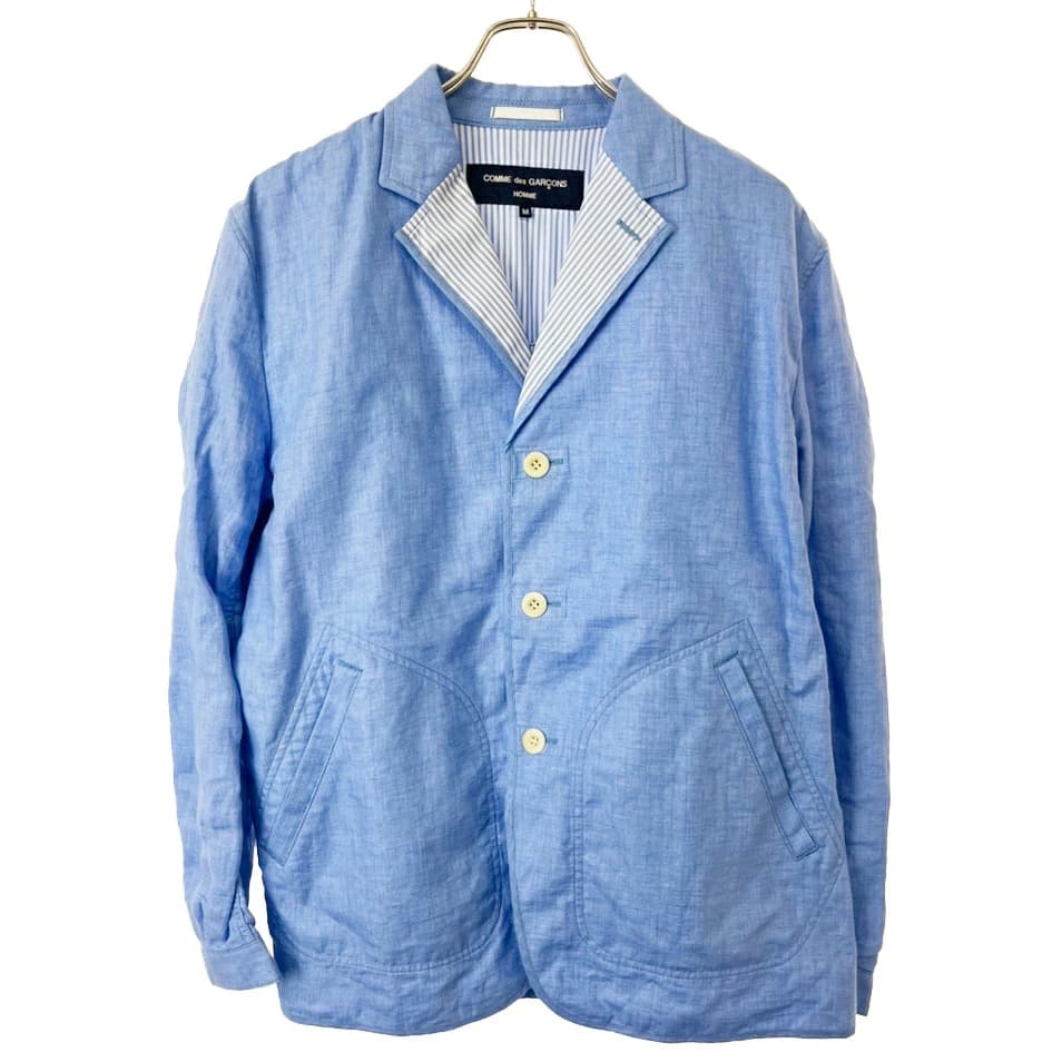 COMME des GARCONS コムデギャルソンオム 21SS リネンパッカリングテーラードジャケット