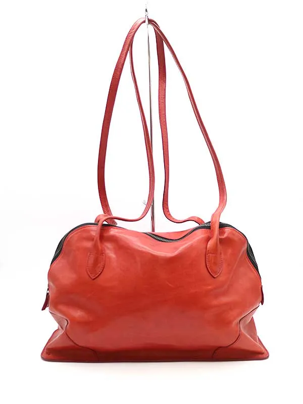 ANN DEMEULEMEESTER アンドゥムルメステール レザーショルダートートバッグ
