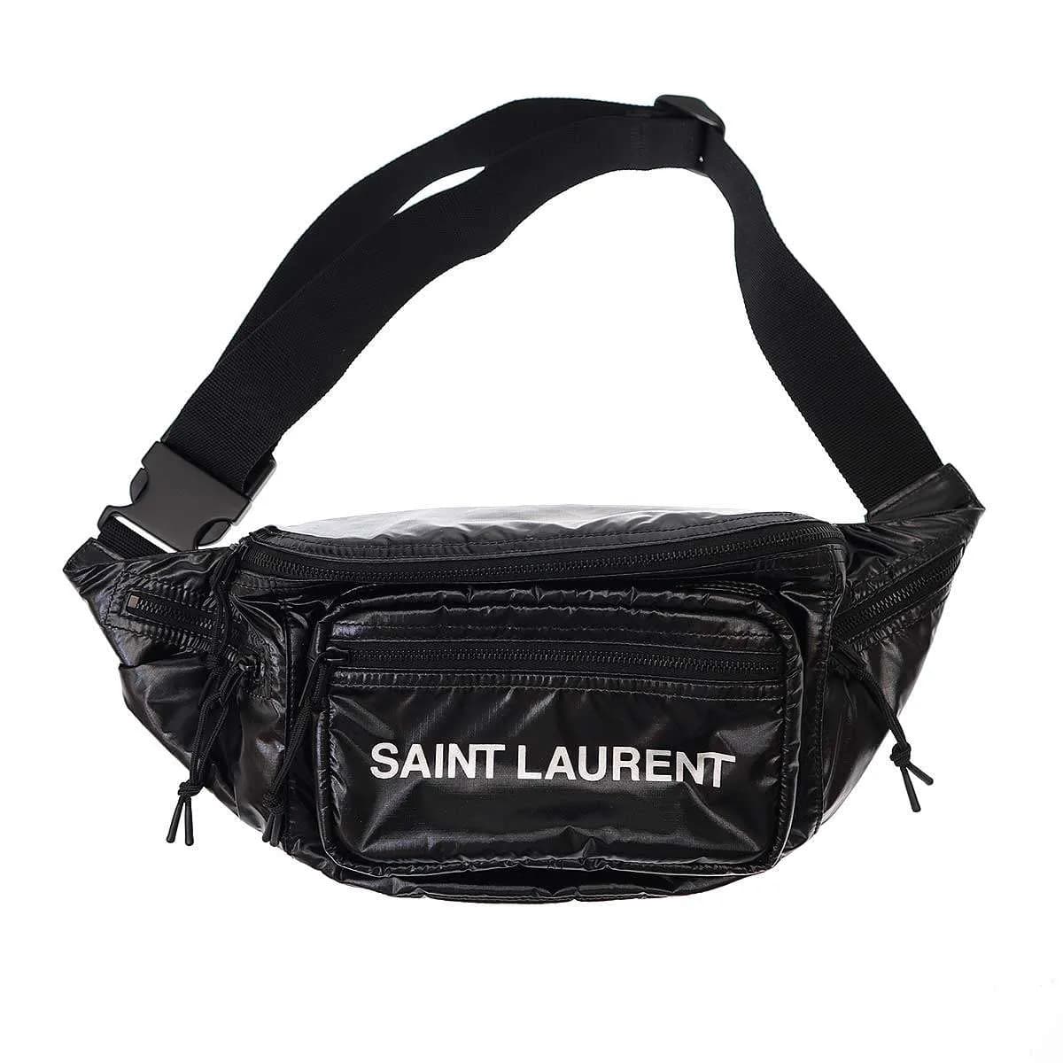 SAINT LAURENT サンローラン パリ ナイロンウエストバッグ ボディバッグ