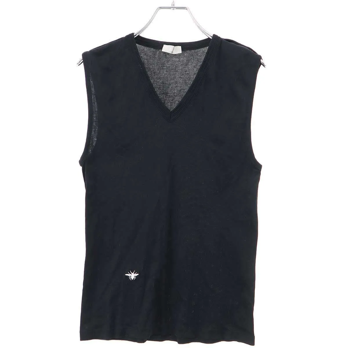 Dior HOMME ディオールオム 2003SS BEE VネックノースリーブTシャツ 3EH7070294