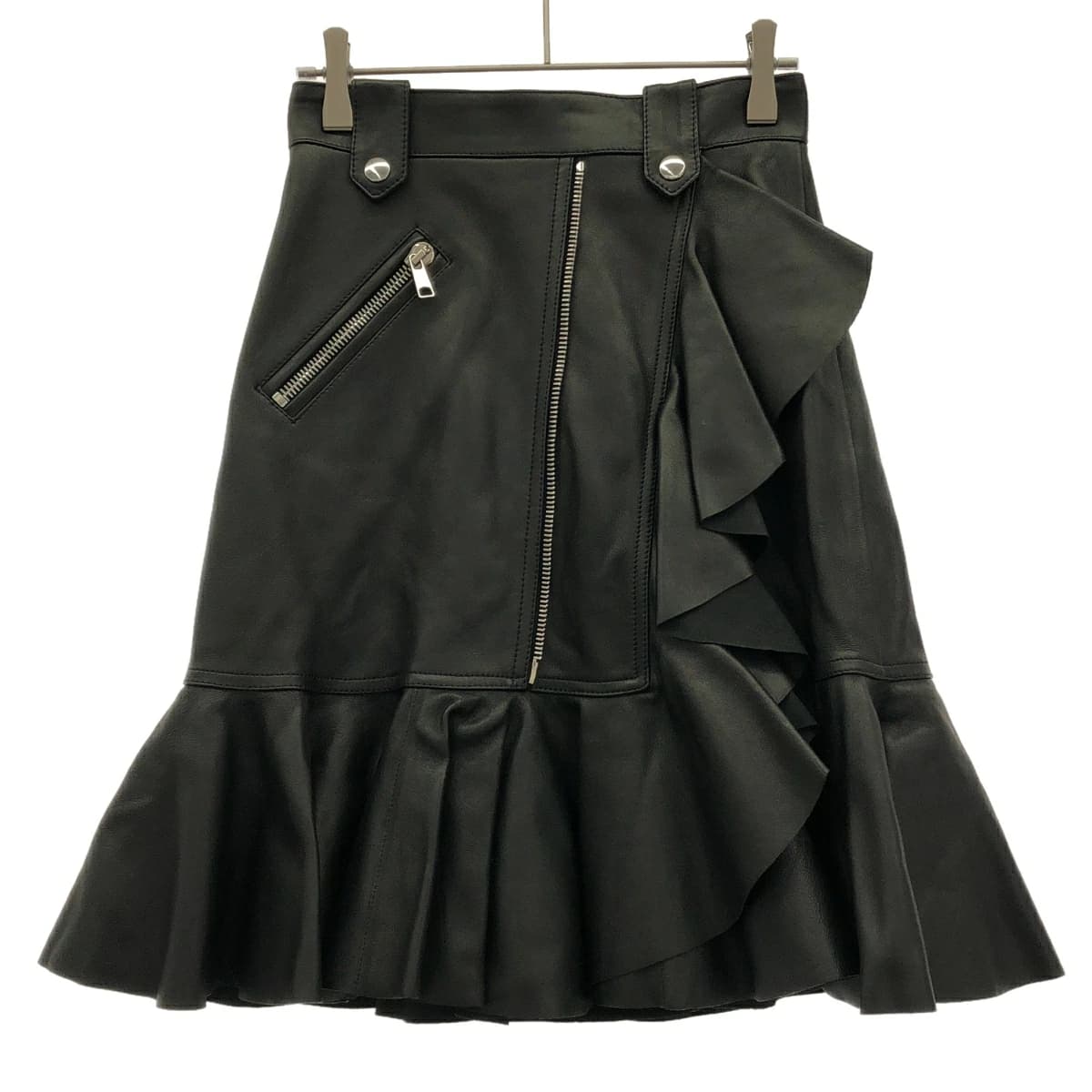 ALEXANDER McQUEEN アレキサンダーマックイーン レザースカート
