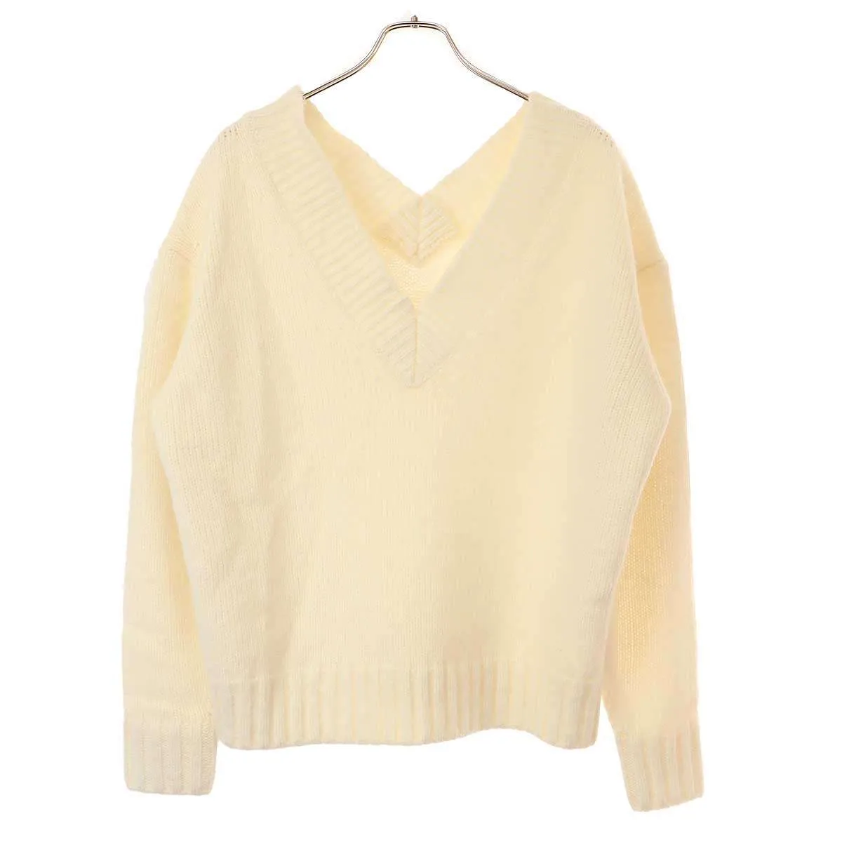 MADISON BLUE マディソンブルー 23AW LOOSE V NECK PO ルーズVネックニットセーター MB234-8017