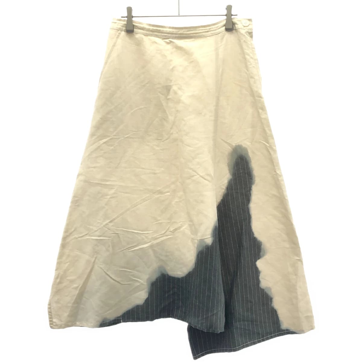 Y's ワイズ ヨウジヤマモト 23SS LINEN/COTTON ASYMMETRIC DRAWSTRING PANTS アシンメトリーパンツ YZ-P14-300