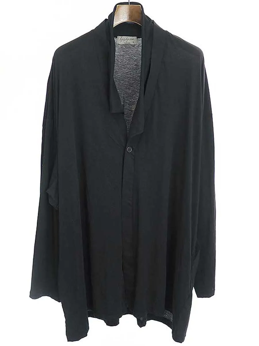 Yohji Yamamoto ヨウジヤマモト プールオム 天竺シャツカーディガン