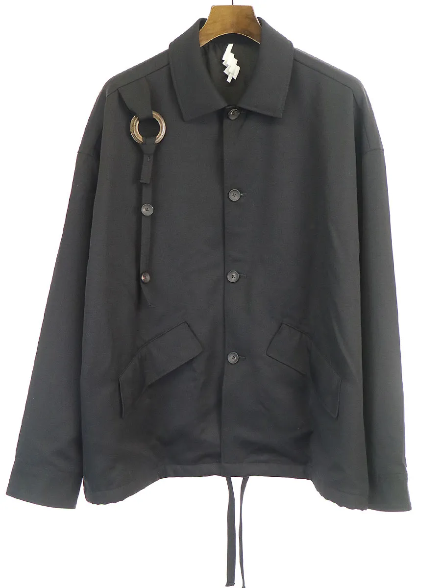 SOSHI OTSUKI ソウシ オオツキ 20SS KESA BREASTED COACH JACKET ケサブレステッドコーチジャケット