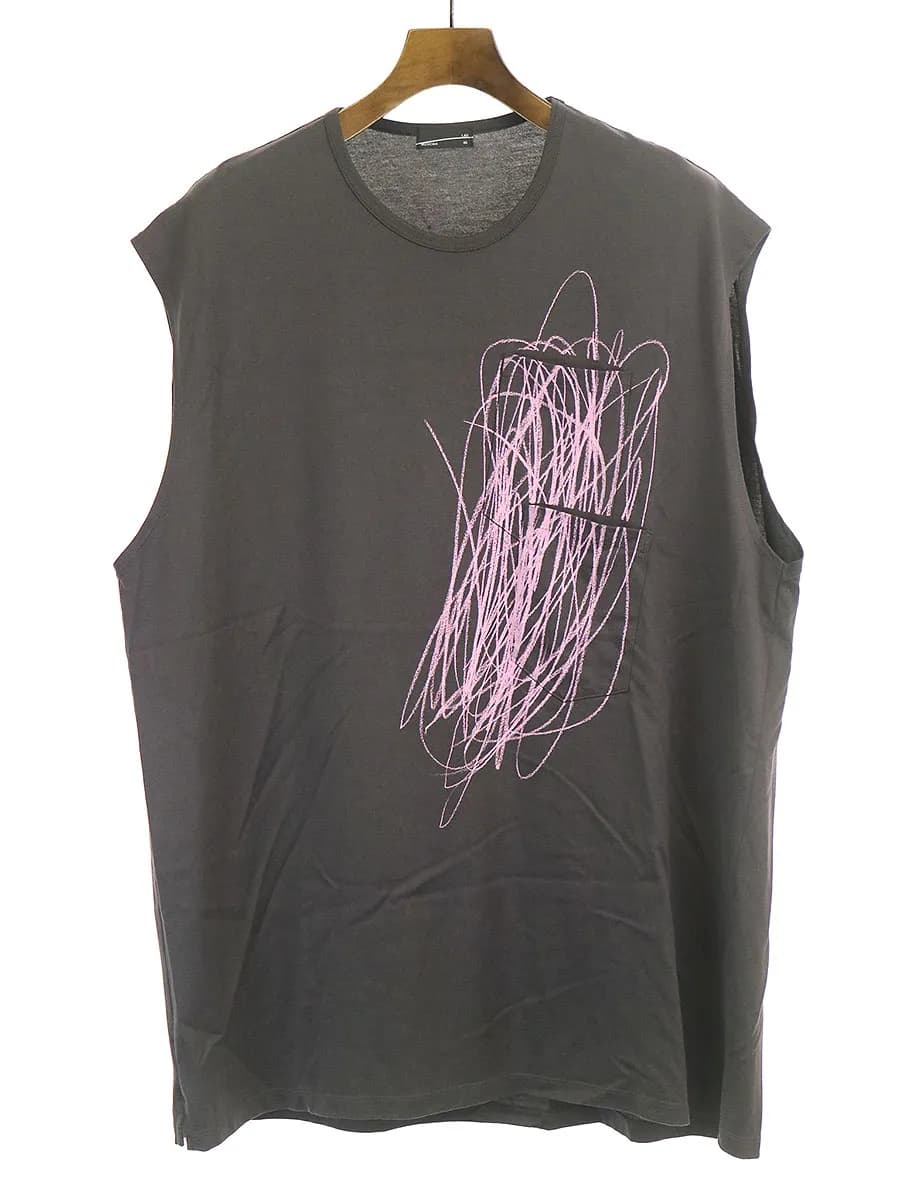 LAD MUSICIAN ラッドミュージシャン スリーブレスポケットビッグTシャツ