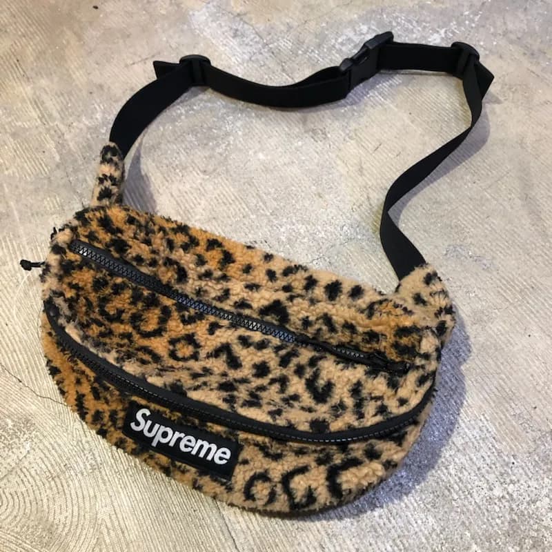Supreme Supreme 17AW Leopard Fleece Waist Bag