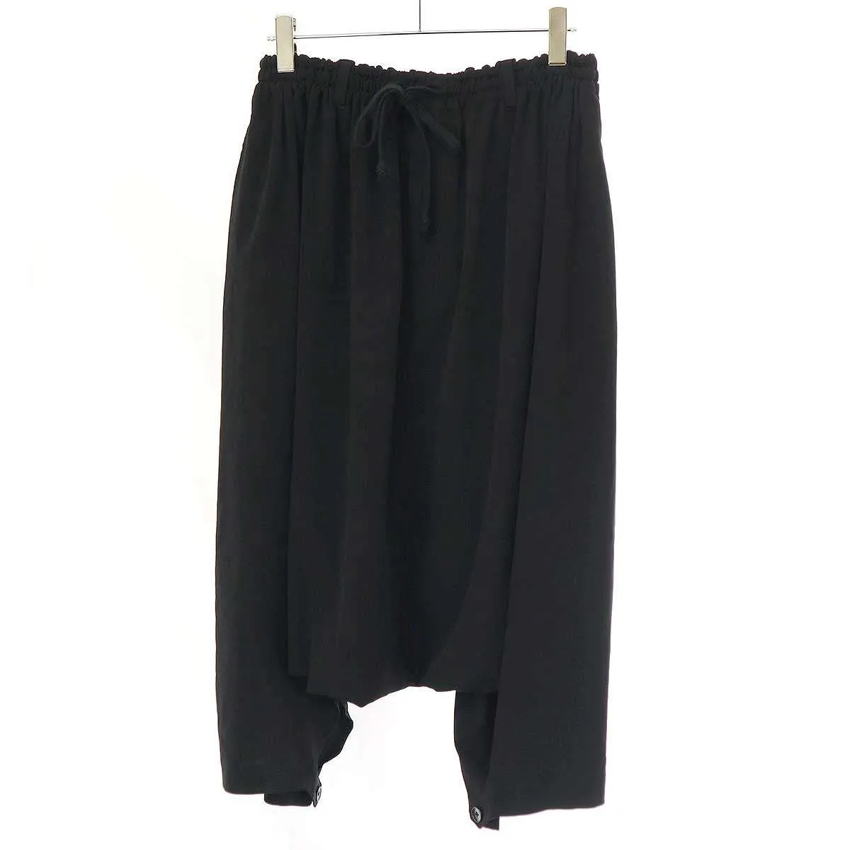 Yohji Yamamoto グラウンド ワイ 20AW トリアセテートイージーサルエルパンツ