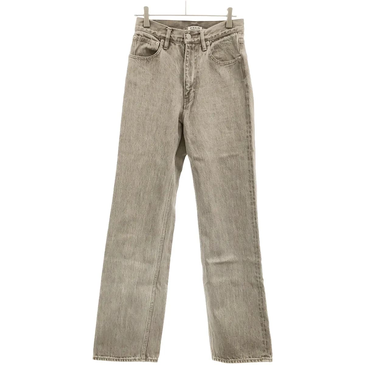 AURALEE オーラリー 22SS HARD TWIST FADED BROWN DENIMN 5P PANTS デニムパンツ A22SP03MD ブラウン 25 【中古】 IT1HNZWPYB3I