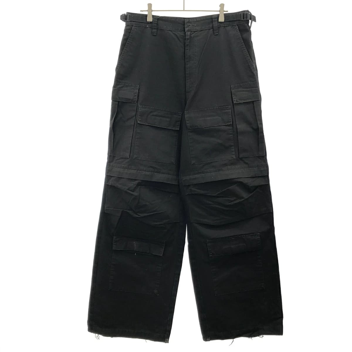 BALENCIAGA バレンシアガ ハイブリットラージフィット デニムカーゴパンツ 690196 TBP47