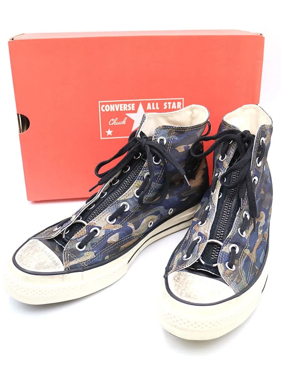 UNDERCOVER アンダーカバー×コンバース CHUCK TAYLOR 70 HI USED加工 ハイカットスニーカー