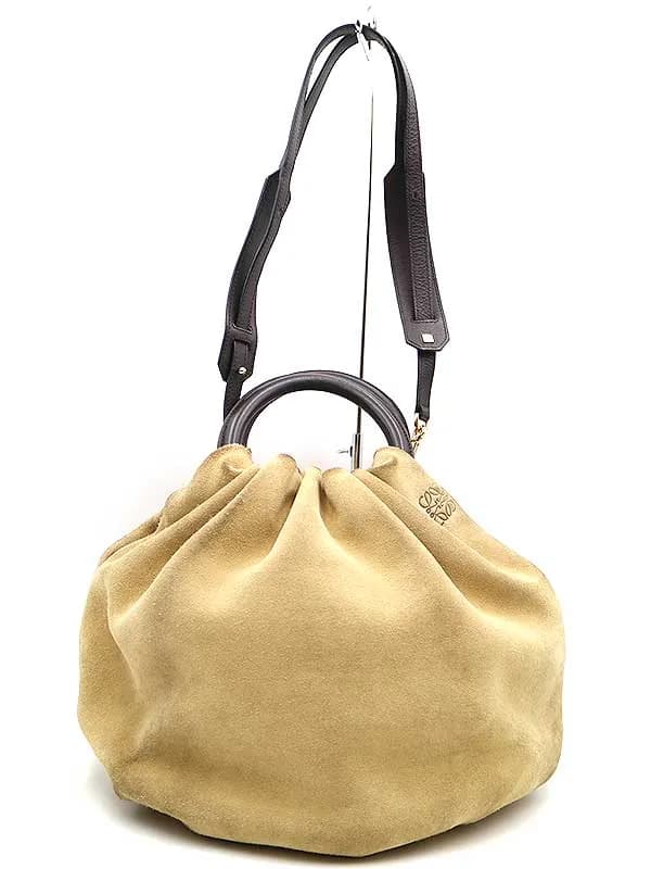 LOEWE ロエベ BAUNCE バウンス スエード2WAYレザーバッグ