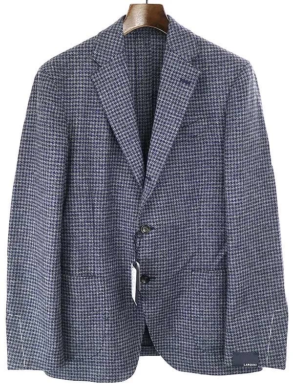 LARDINI ラルディーニ ハウンドトゥースウールジャケット