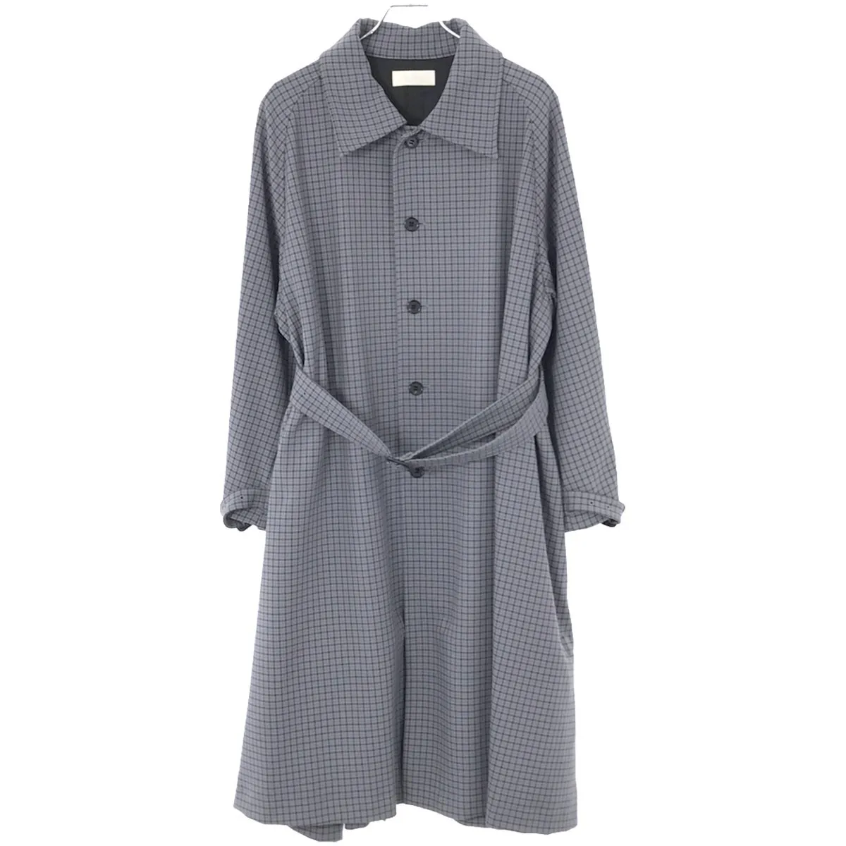 NEON SIGN ネオンサイン 18AW Bal Collar Coat ハウンドトゥースバルカラーコート