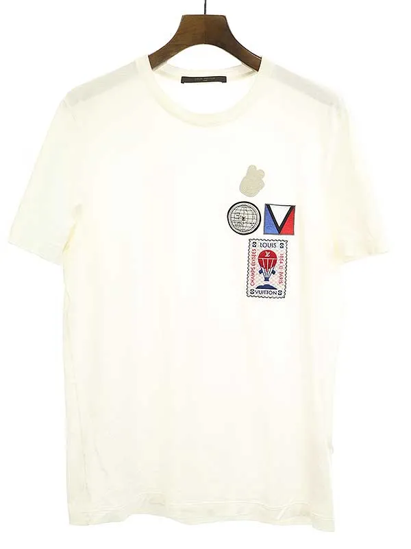 LOUIS VUITTON ルイヴィトン 14AW マルチガストンVパッチTシャツ