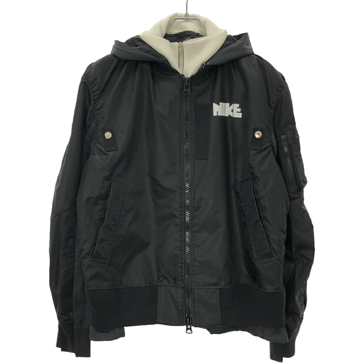 sacai サカイ ナイキ 21AW NRG LAYERED JKT レイヤードナイロンボンバージャケット CZ4697-010