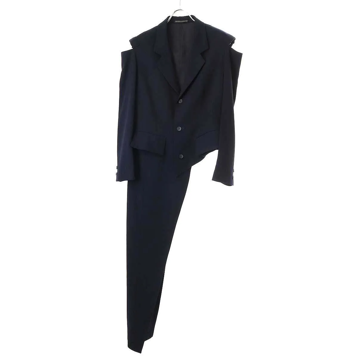 Yohji Yamamoto ヨウジヤマモト ファム 1993SS オープンショルダー アシンメトリージャケット FO-J38-105