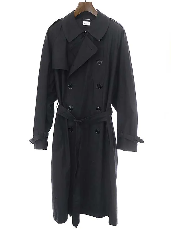 VETEMENTS ヴェトモン ダブルブレストオーバーサイズトレンチコート