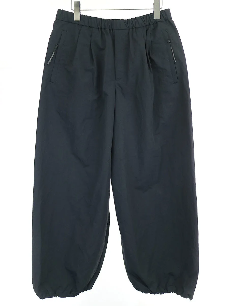 LAD MUSICIAN ラッドミュージシャン 20SS ナイロンタッサー2タックワイドパンツ