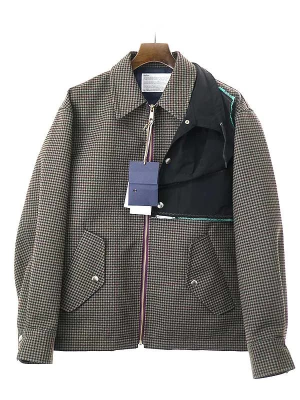 kolor カラー 23AW テックツィードボンディングブルゾン